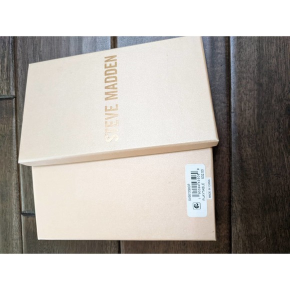 Steve Madden Silver-Tone Hoop Earring snake print Trinket Tray Gift Set MSRP $32 - Picture 4 of 4